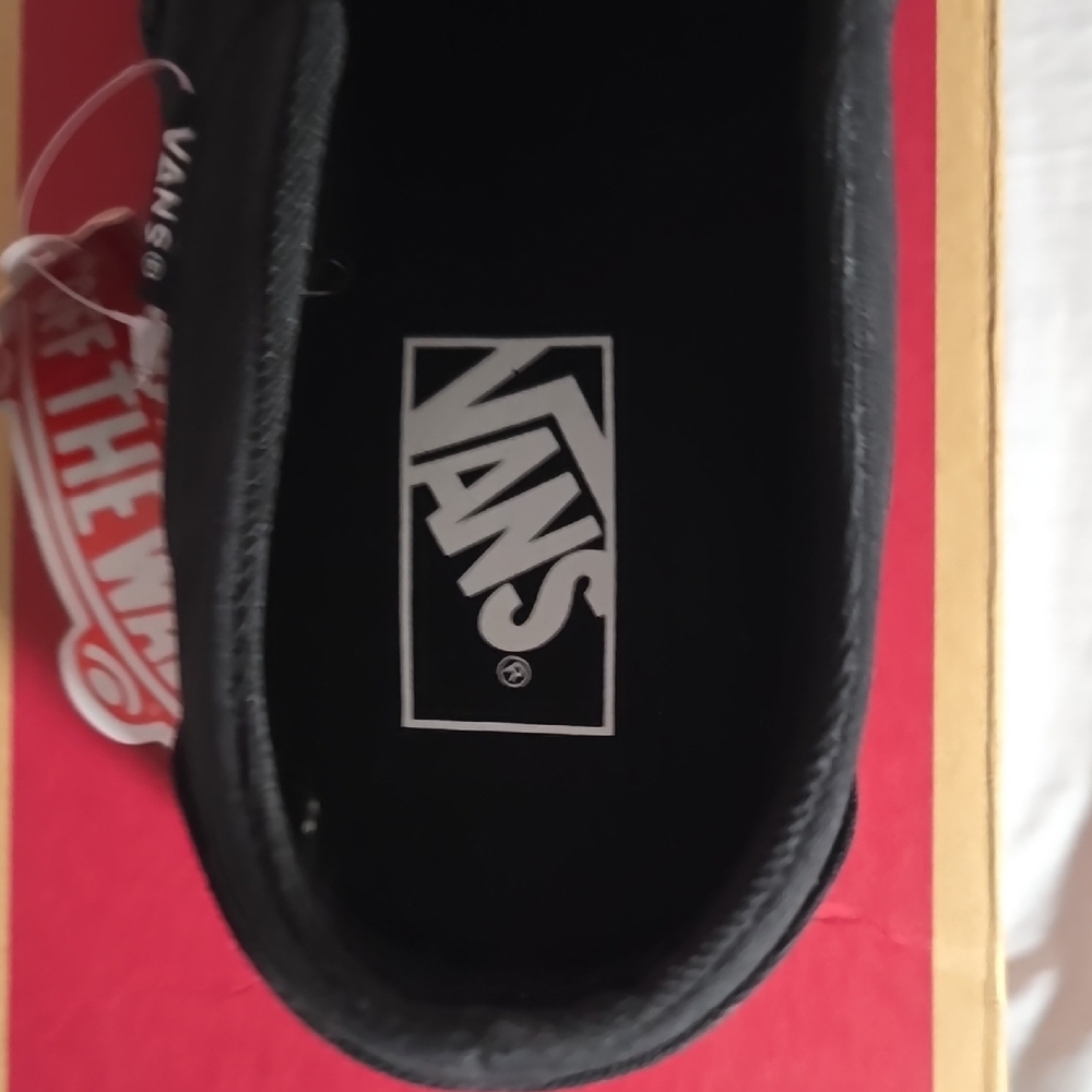 Vans Black Slip-On Sneakers - Picture 7 of 8